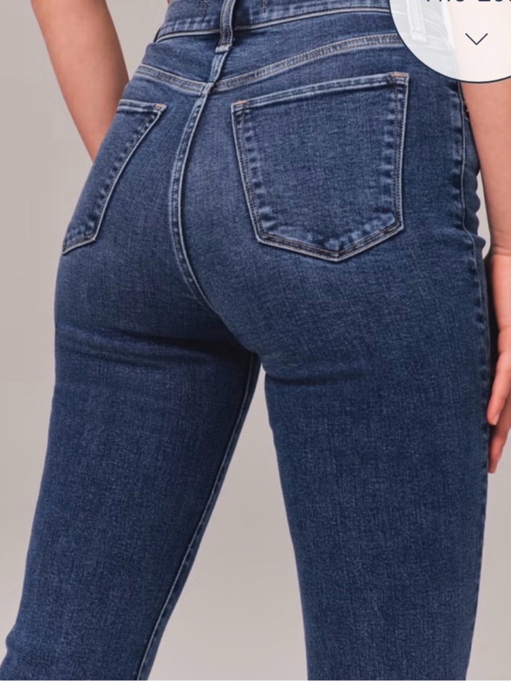 Abercrombie and Fitch Ultra High-Rise Flare Jeans